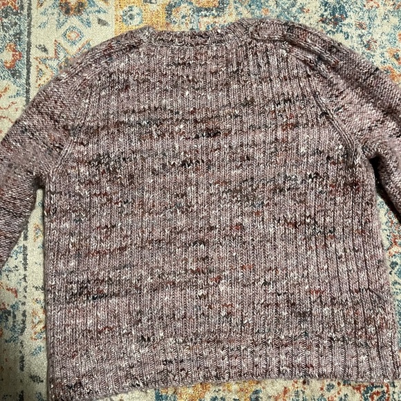 JCrew heather purple wool-alpaca-silk crewneck sweater - Picture 7 of 10